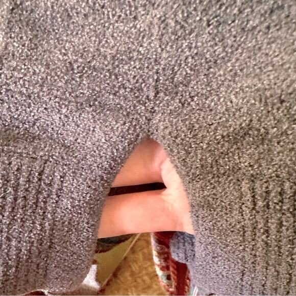 Barefoot Dreams Cozychic Ultralite Navy Gray Open Front Cardigan, size XS - Picture 4 of 5